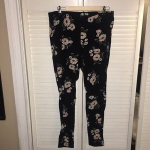 Floral leggings